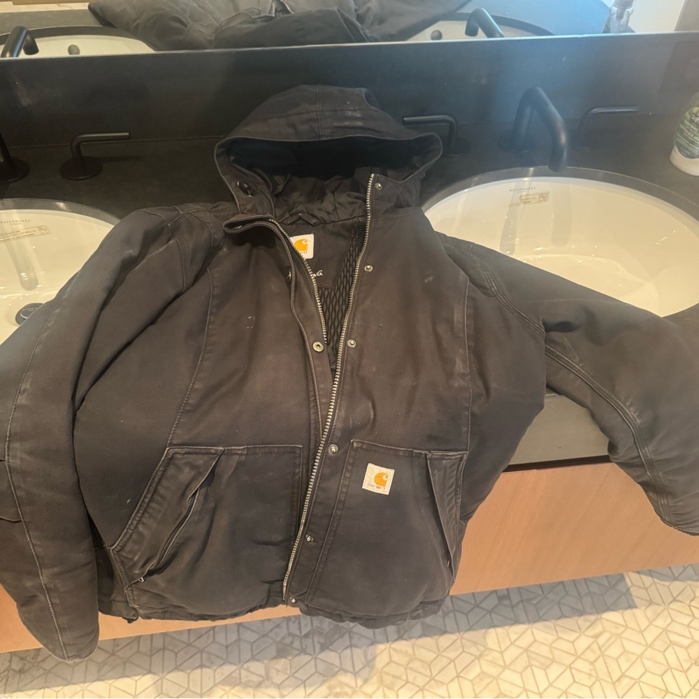 Carhartt Black Performance Jacket with Hood